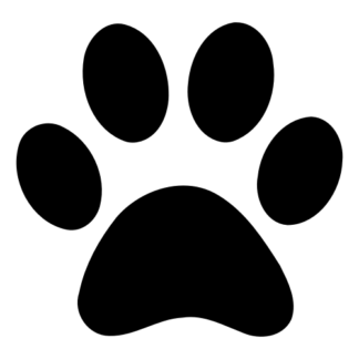 Paw Decal (Black)